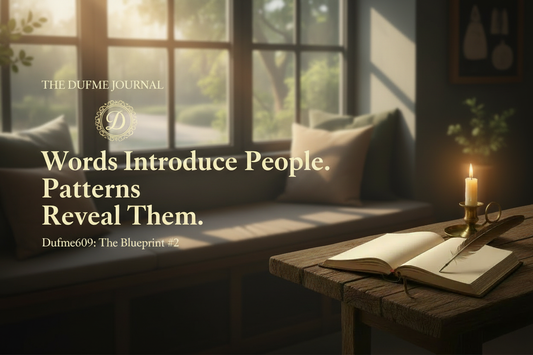 Words Introduce People. Patterns Reveal Them. — Dufme609: The Blueprint #2 by Tracy Woods
