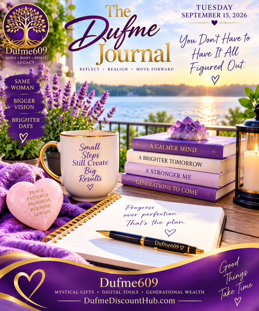 The Dufme Journal — You Don't Have to Have It All Figured Out — Tuesday, September 15, 2026