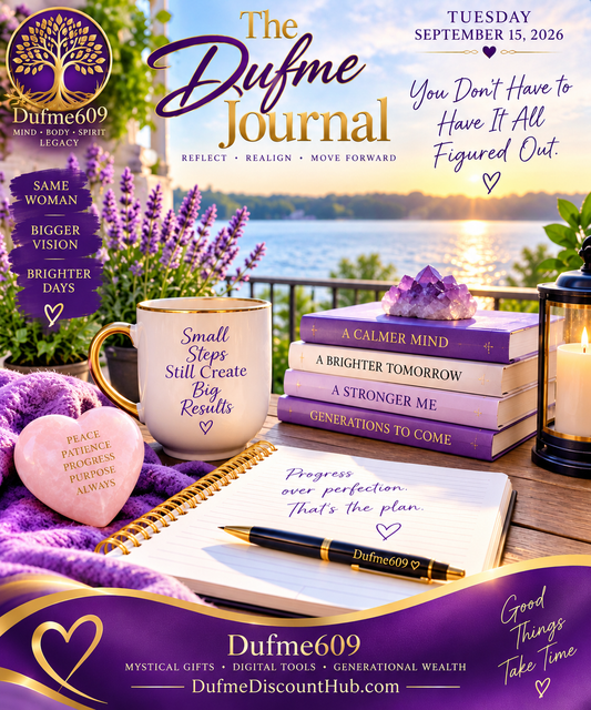 The Dufme Journal — You Don't Have to Have It All Figured Out — Tuesday, September 15, 2026