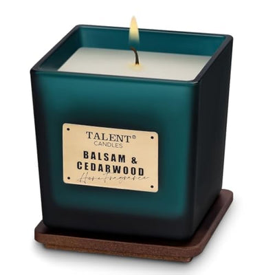 Balsam & Cedarwood Deluxe Soy Candle — Luxury Aromatherapy Candle 7.05oz