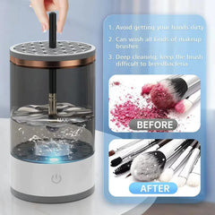 Electric Makeup Brush Cleaner | Automatic Spinning Dryer