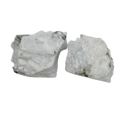 Rainbow Moonstone Raw Crystals – 2-Piece Natural Healing Stones for Intuition & New Beginnings