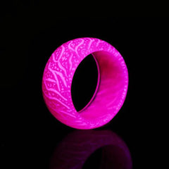 Magic Forest Glow-in-the-Dark Crackle Ring | Luminous Jewelry