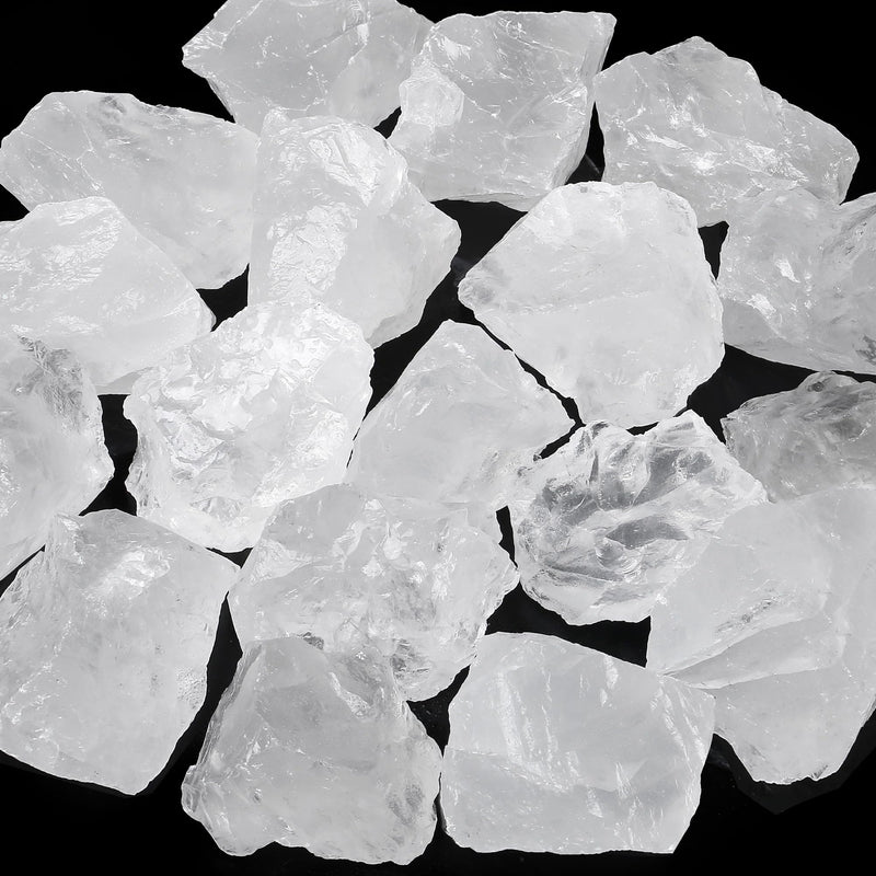 ZHIYUXI Clear Quartz Rough Stones — 1lb Large 2