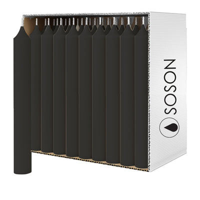 Black Chime Spell Candles 24-Pack — Mini Taper Ritual Candles for Witchcraft & Altar