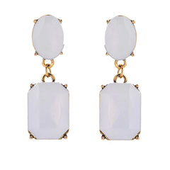 Bohemian Rhinestone Stud Earrings | Crystal Water Drop Design