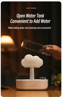 Rain Cloud Humidifier & Essential Oil Diffuser with LED Light