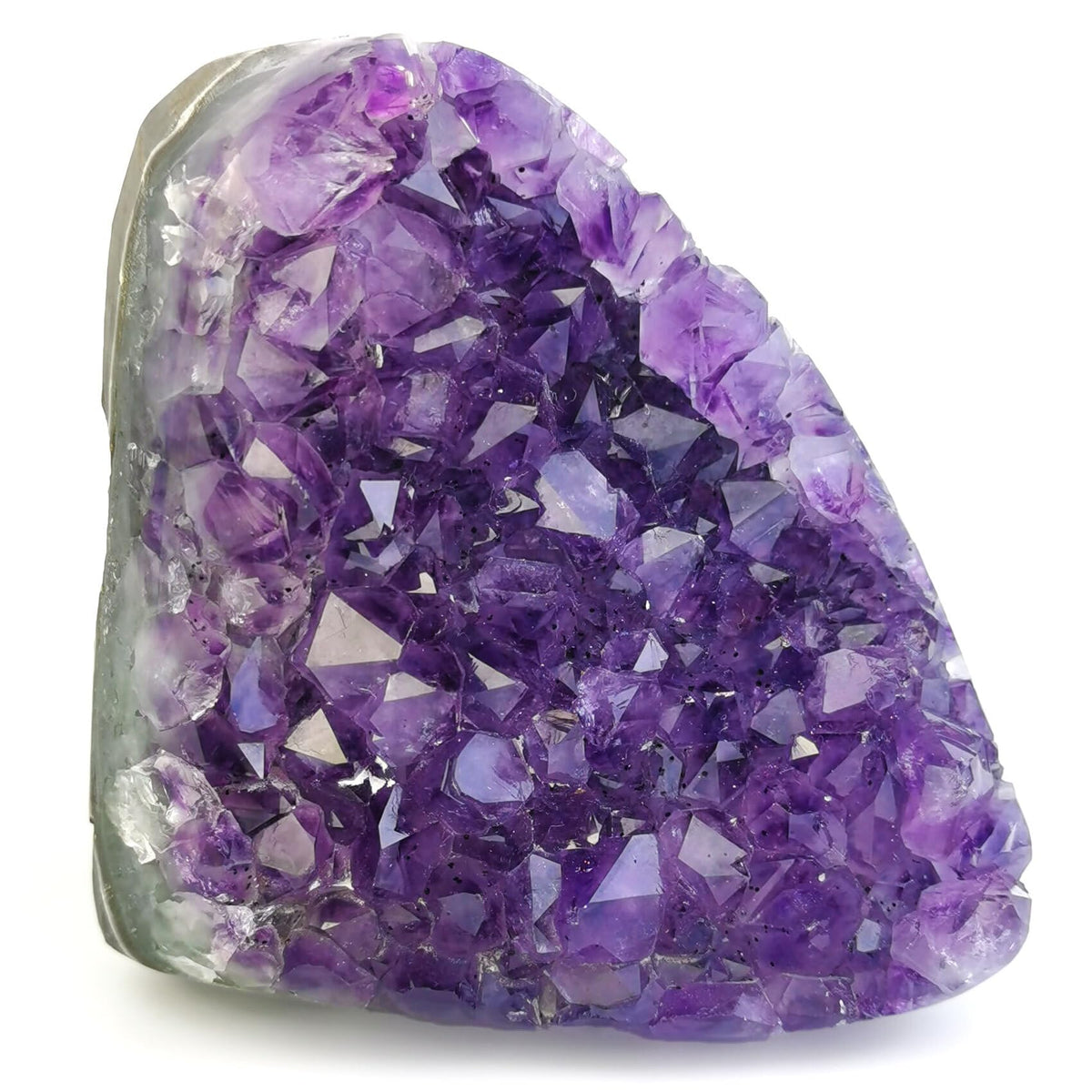 Natural Amethyst Geode Cluster — 1–1.5 lb Purple Quartz Display