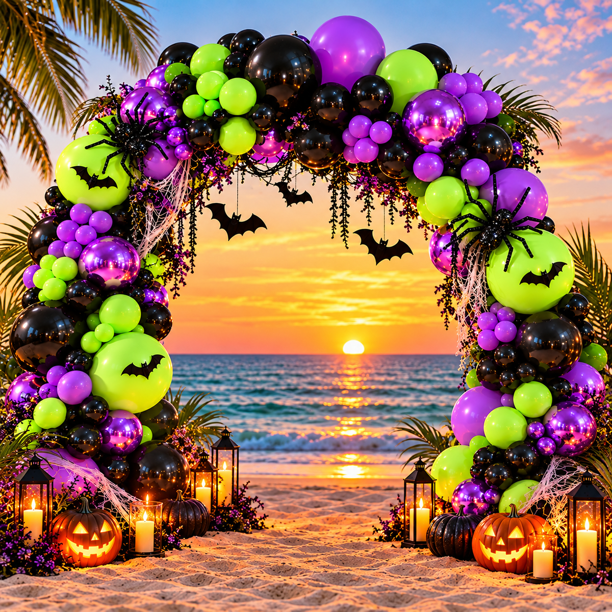 Halloween Balloon Garland Arch Kit – 116 Pieces
