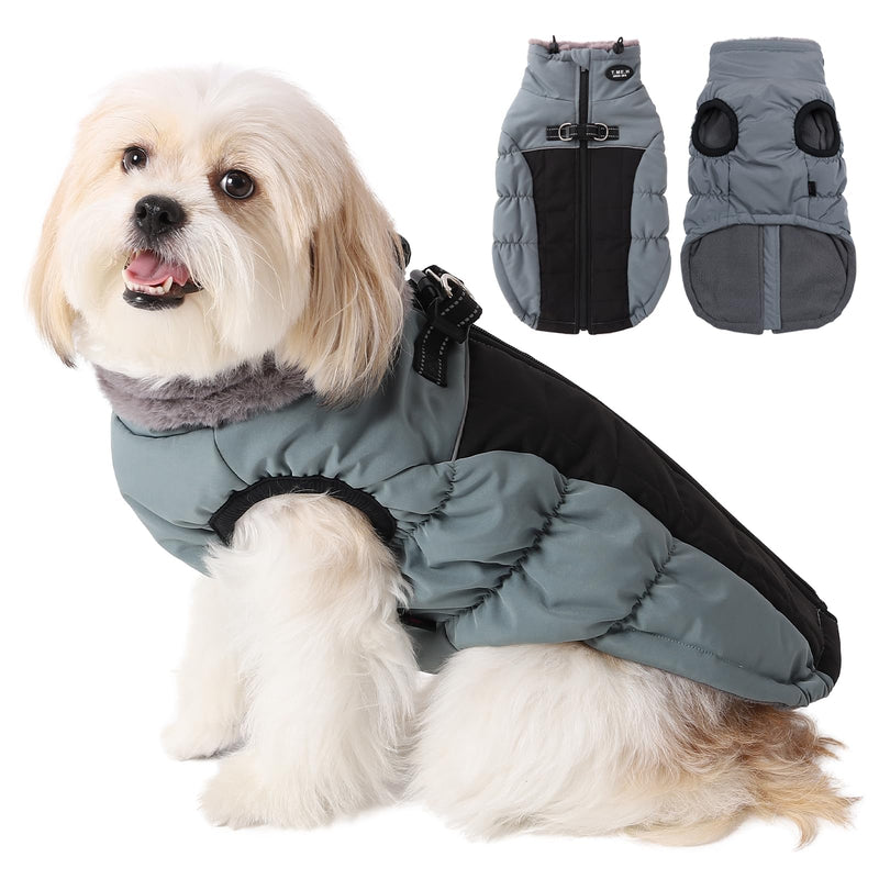 Waterproof Dog Coat with Built-In Harness - Reflective Winter Jacket for Small, Medium & Large Dogs