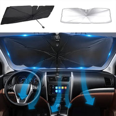 Car Windshield Sun Shade | Foldable Umbrella Front Window Cover