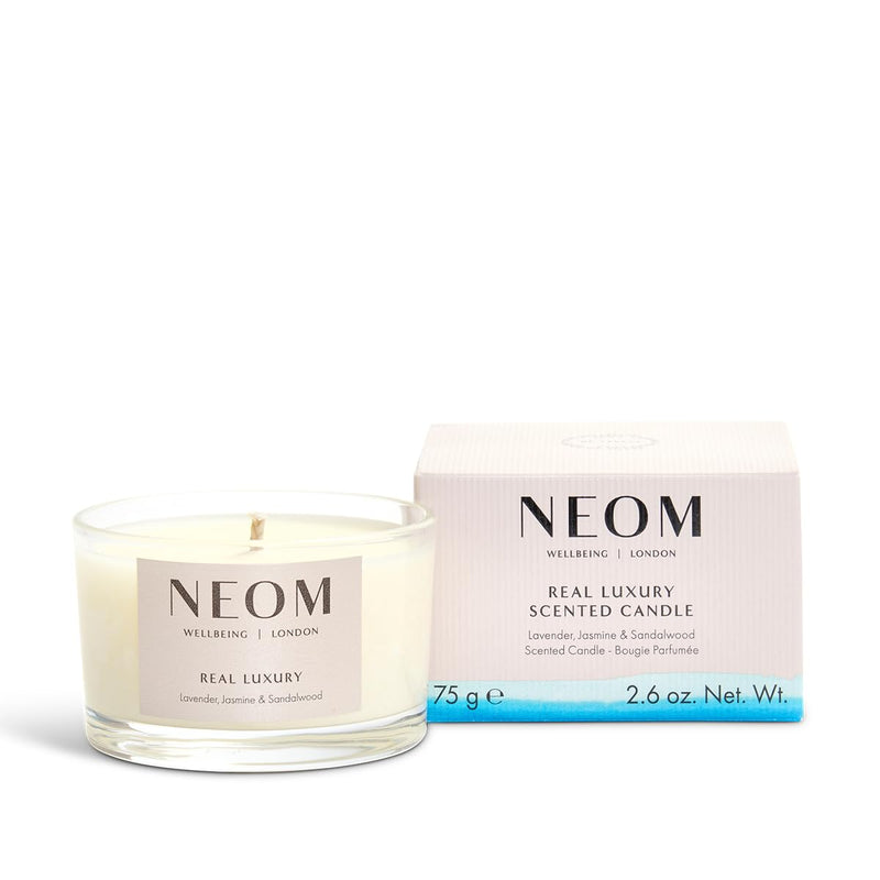 NEOM Real Luxury Travel Candle – Lavender, Jasmine & Rosewood | 2.6oz