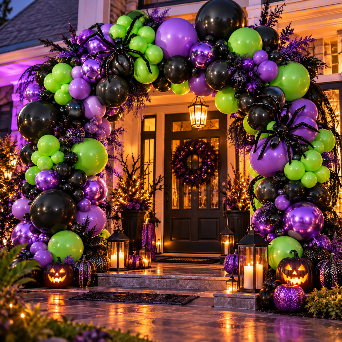 Halloween Balloon Garland Arch Kit – 116 Pieces