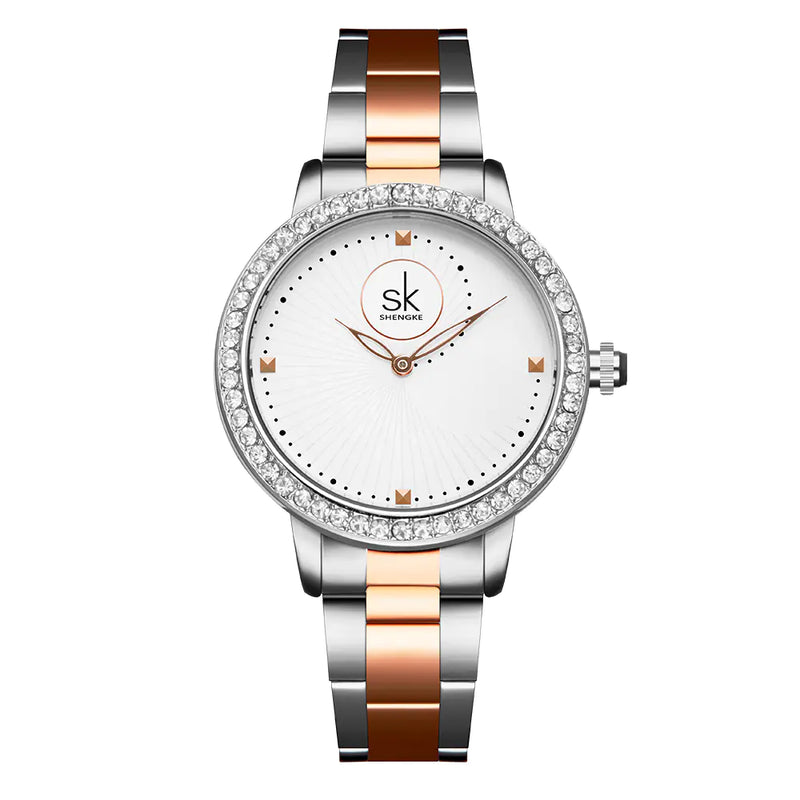 SHENGKE May Release Women's Diamond Quartz Watch