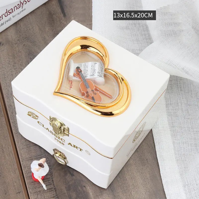 Classic Nostalgic Music Box Jewelry Storage Gift Box