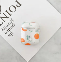 Cartoon AirPods Case - Banana Leaf & Fruit Designs