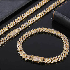 8mm Cuban Link Bracelet | Flip Buckle Chain
