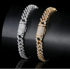 8mm Cuban Link Bracelet | Flip Buckle Chain