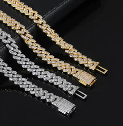 8mm Cuban Link Bracelet | Flip Buckle Chain