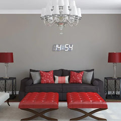 3D LED Digital Clock | Wall Desk Alarm Auto-Dimming