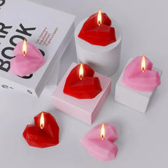 Heart Shape Scented Candles | 6 Pcs Valentine's Day Aromatherapy Candles