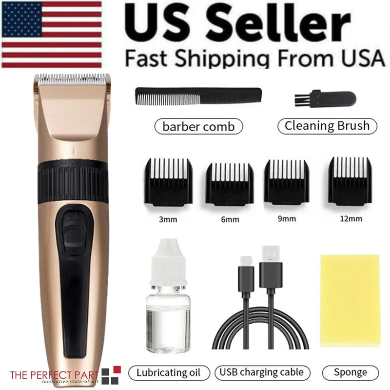 Professional Hair Clippers | Cordless Trimmer Cutting Kit