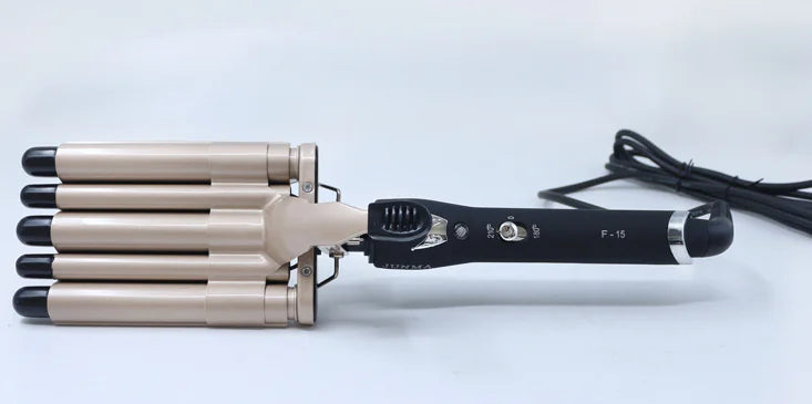 Wave Pattern Hair Curling Wand | Ceramic Curler for All Hair Types