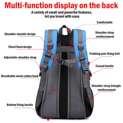 40L Travel Backpack | Camping Hiking Laptop Rucksack