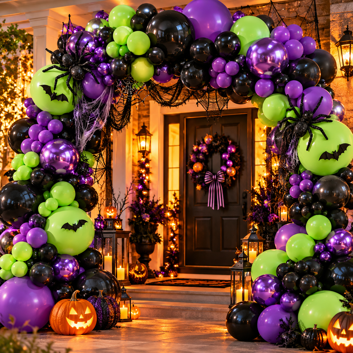 Halloween Balloon Garland Arch Kit – 116 Pieces