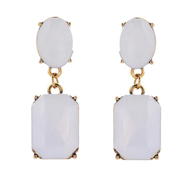 Bohemian Rhinestone Stud Earrings | Crystal Water Drop Design