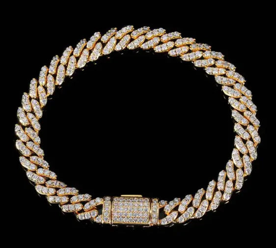 8mm Cuban Link Bracelet | Flip Buckle Chain