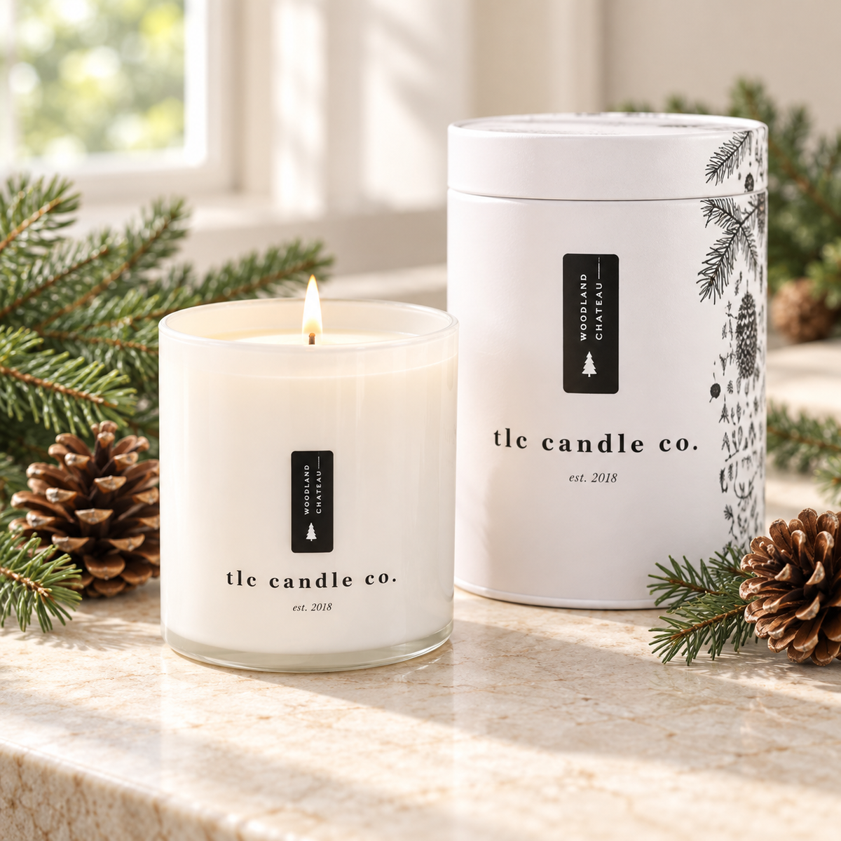 Woodland Chateau Frasier Fir Soy Candle – 11 oz