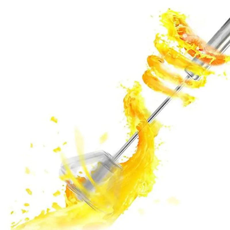 Semi-Automatic Egg Beater | Stainless Steel Press & Rotate Whisk