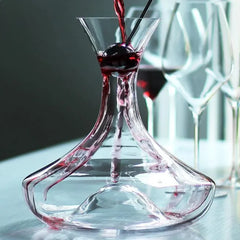 Crystal Wine Decanter 1.5L | Lead-Free Aerating Carafe