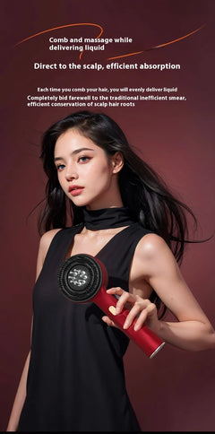 Electric Massage Comb with Red Light Therapy | Hair Growth Scalp Care