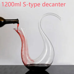 Crystal Wine Decanter 1.5L | Lead-Free Aerating Carafe