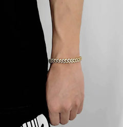 8mm Cuban Link Bracelet | Flip Buckle Chain