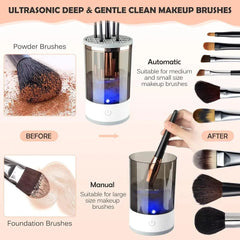 Electric Makeup Brush Cleaner | Automatic Spinning Dryer