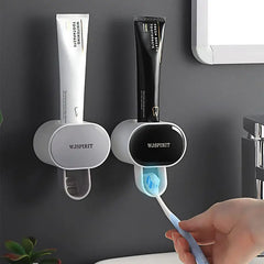 Automatic Wall-Mounted Toothpaste Dispenser - Hands-Free Kids Bathroom Organizer