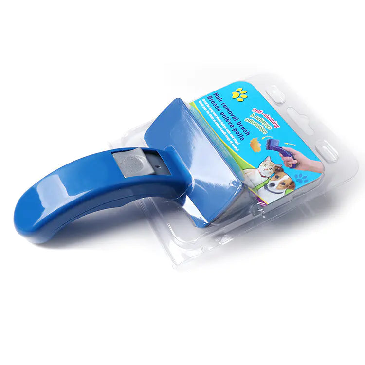 Self-Cleaning Dog Hair Removal Brush and Comb