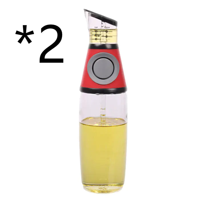 Household Oil Bottle and Kitchen Spice Jar Set