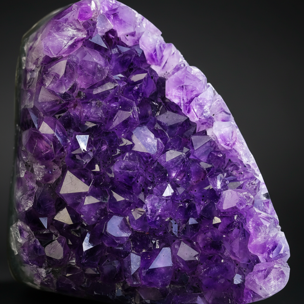 Amethyst Geode Cluster – Close-Up