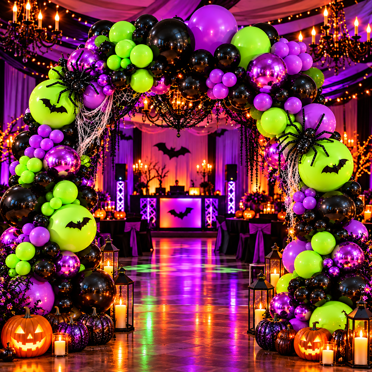 Halloween Balloon Garland Arch Kit – 116 Pieces