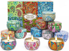 Sacred Calm Candle Set – 12-Piece Aromatherapy Gift Collection