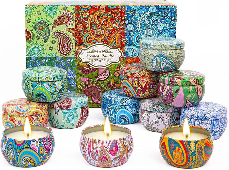 Sacred Calm Candle Set – 12-Piece Aromatherapy Gift Collection