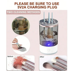 Electric Makeup Brush Cleaner | Automatic Spinning Dryer