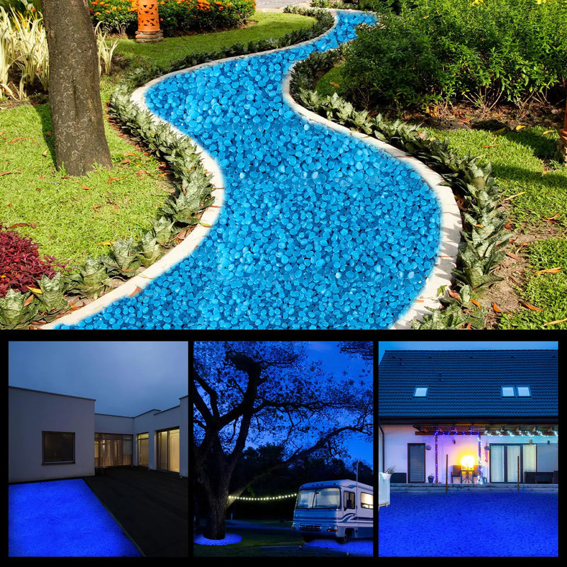 Sasylvia Glow in the Dark Garden Rocks | 3000 Pcs, 1