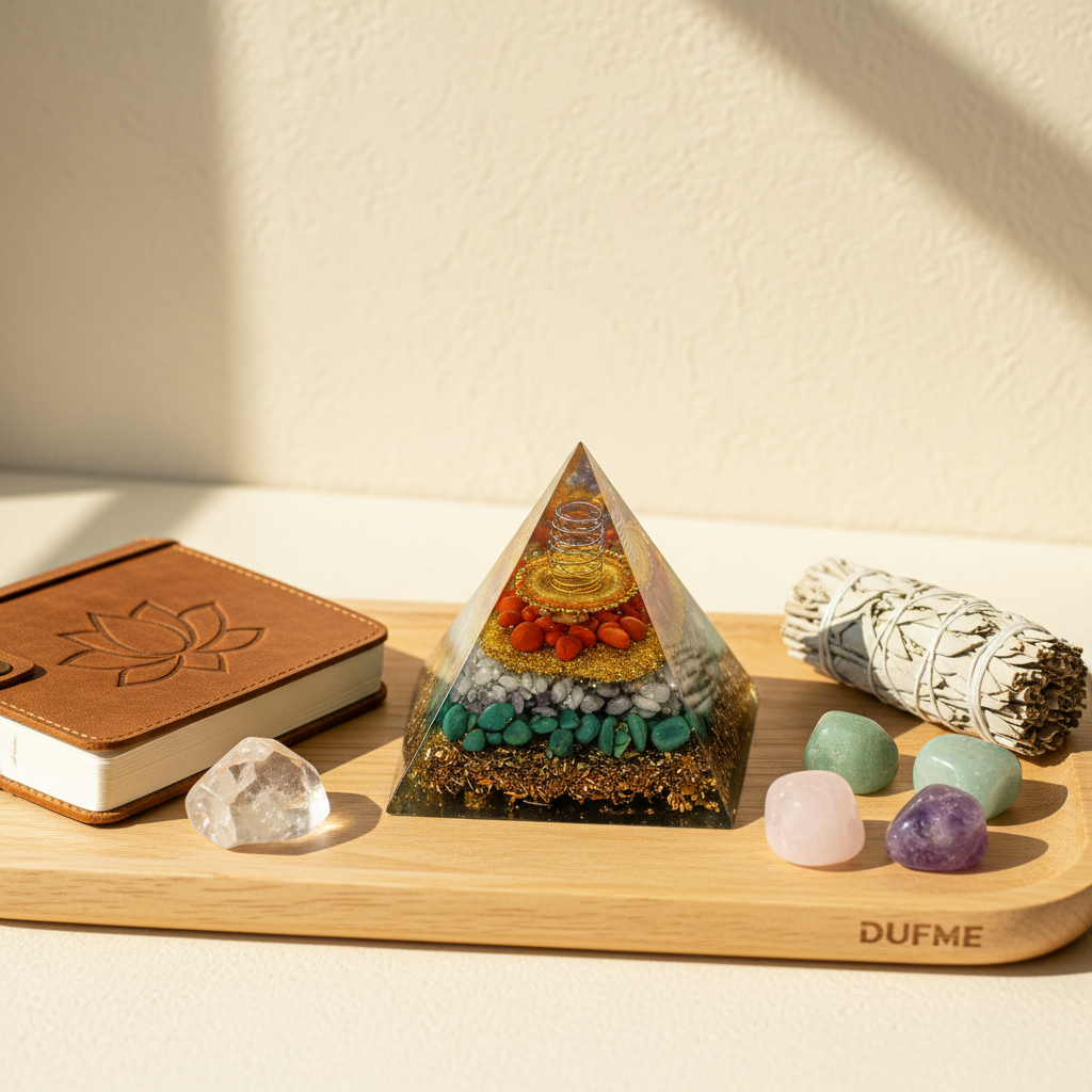 Chakra Pyramid Ritual Setup