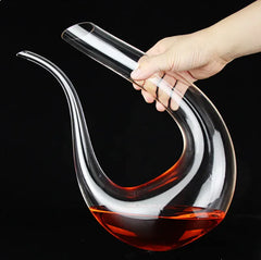 Crystal Wine Decanter 1.5L | Lead-Free Aerating Carafe