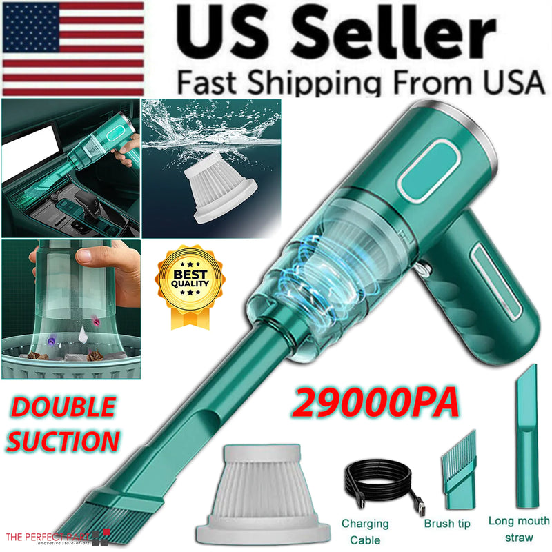 Cordless Handheld Vacuum Cleaner | 29000PA Portable Mini Vac